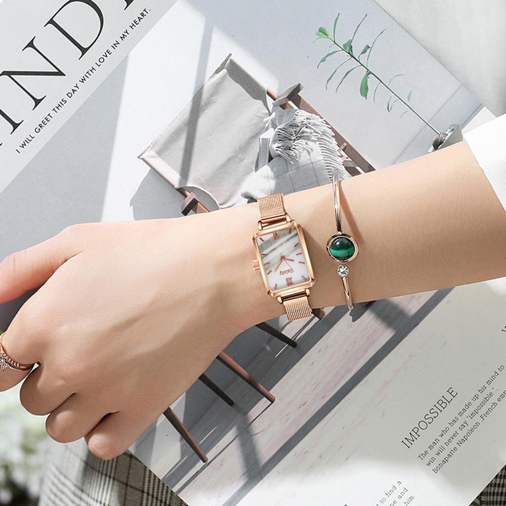 Womens Quartz Watch Bracelet Set