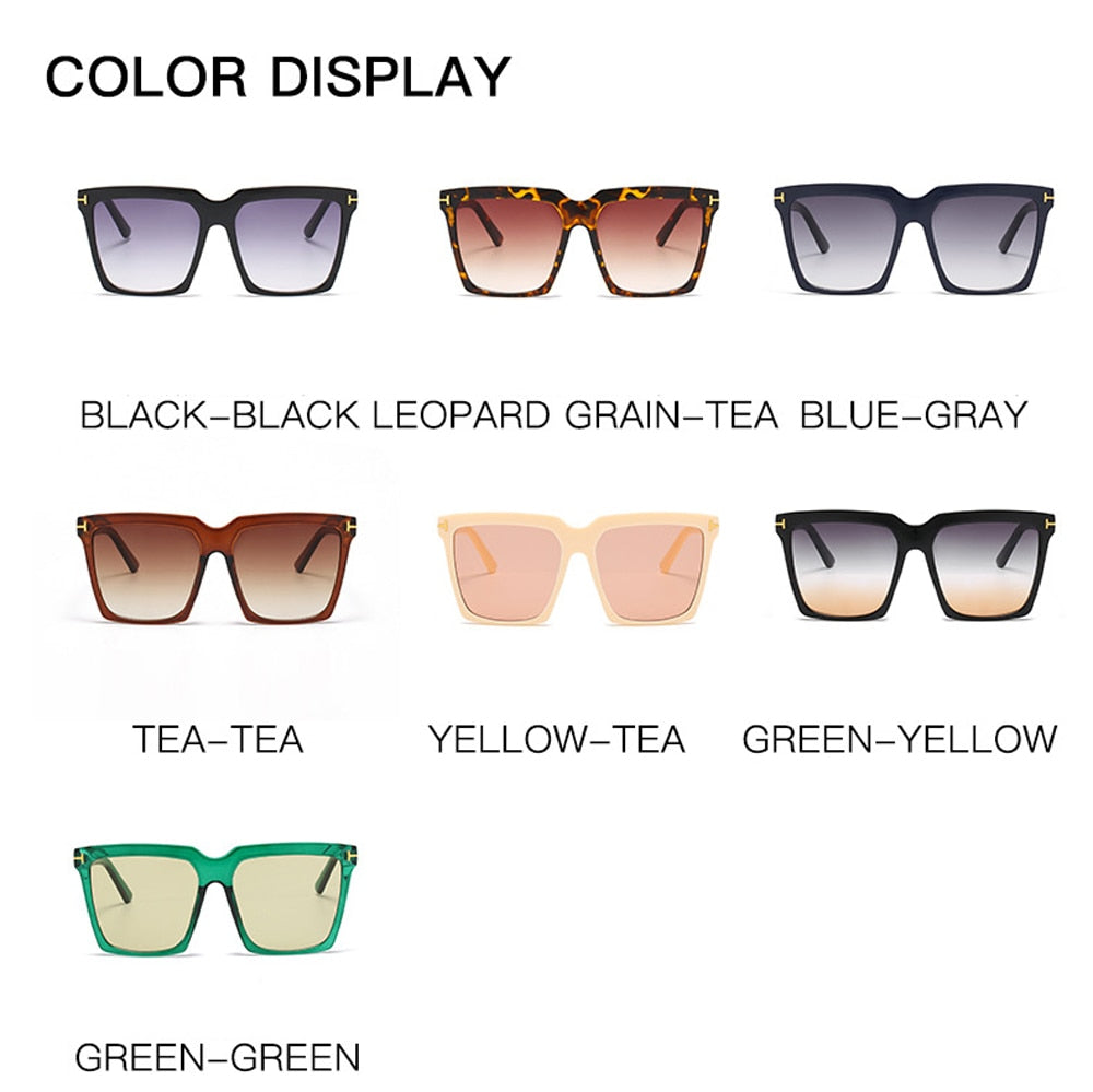 Fashion Square Sunglasses Women's