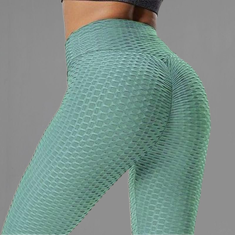 Seamless Ribbed Leggings Women